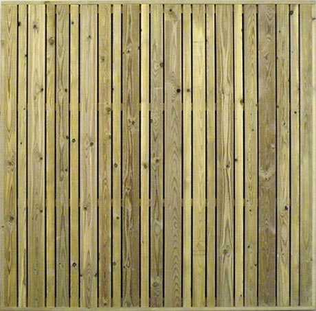 Vertical slatted trellis