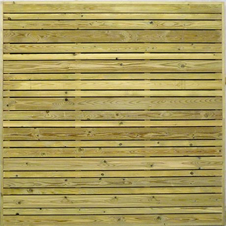 Horizontal slatted trellis