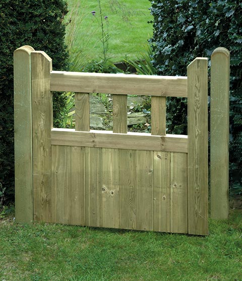 Regency garden gate