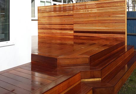 Balau hardwood decking